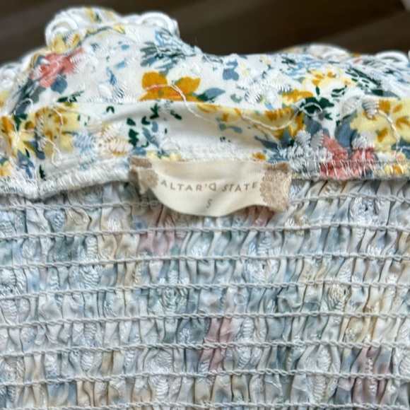 Altar’d State floral embroidered dress S - Picture 7 of 10